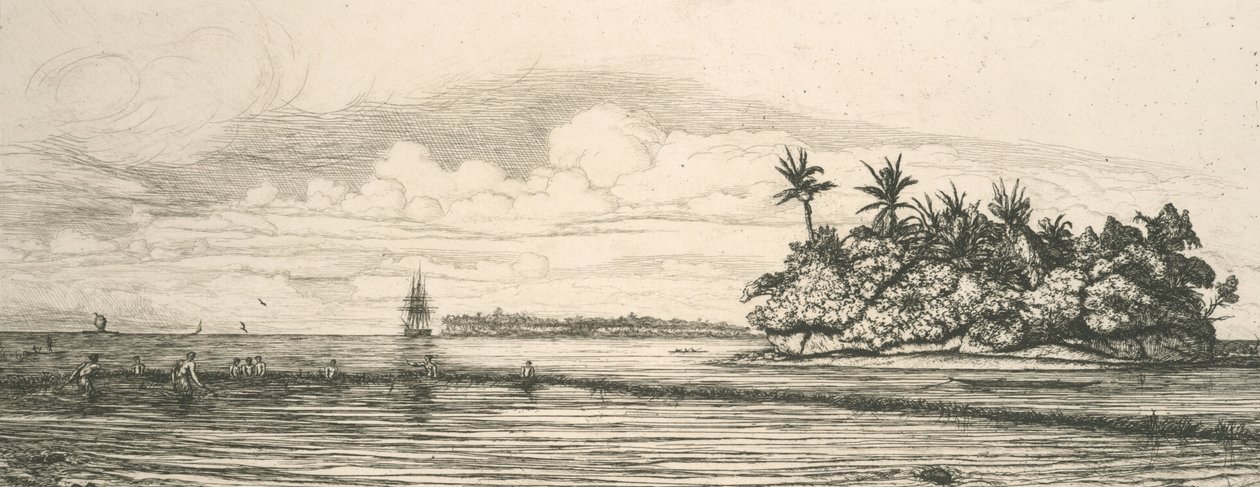 Oceanien, øer i Uvea af Charles Meryon