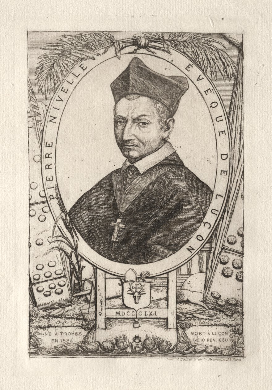 Pierre Nivelle, biskop af Luzon af Charles Meryon