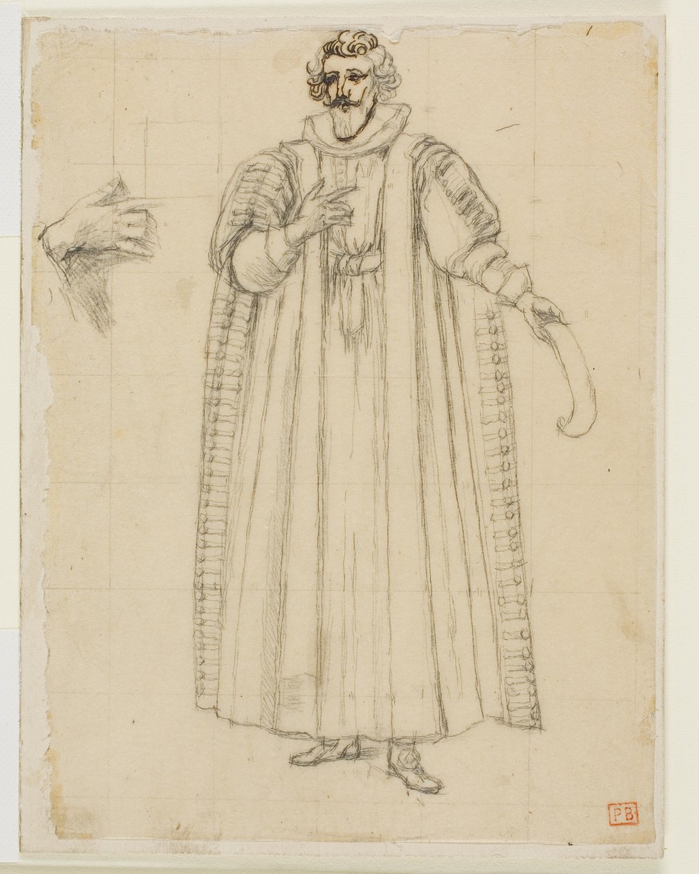 Portræt af François Viete af Charles Meryon