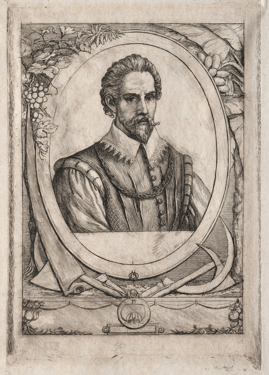 Rene de Laudonniere Sablais (de Burdingale) af Charles Meryon