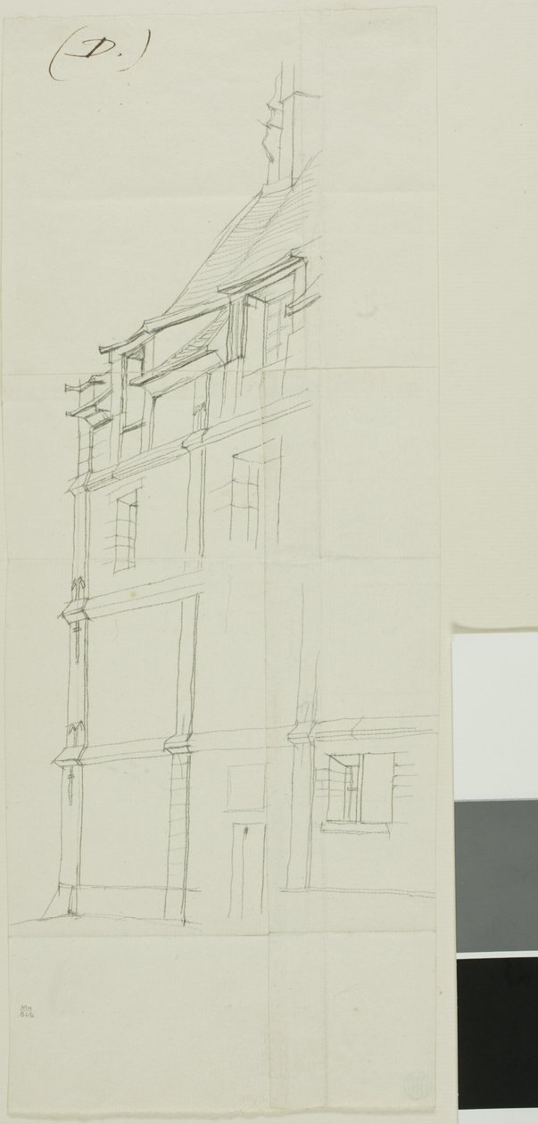 Rue des Toiles, Bourges af Charles Meryon