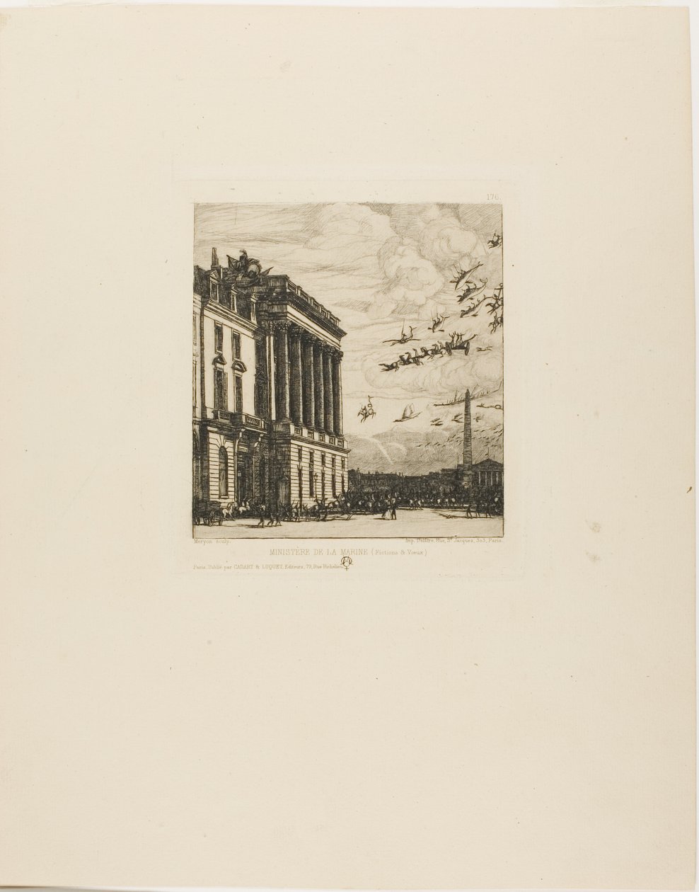 Admiralitetet, Paris af Charles Meryon