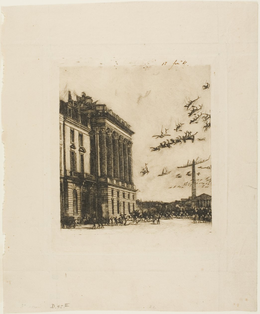 Admiralitetet, Paris af Charles Meryon