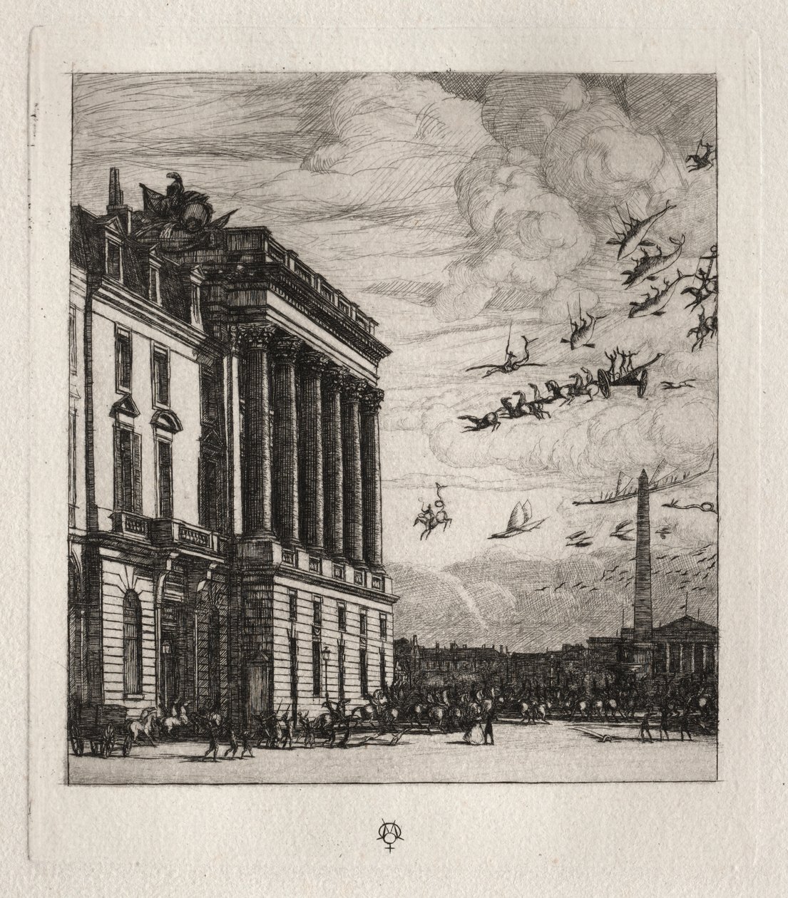 Admiralitetet, Paris af Charles Meryon