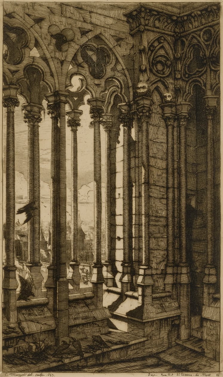 Galleriet, Notre Dame de Paris af Charles Meryon