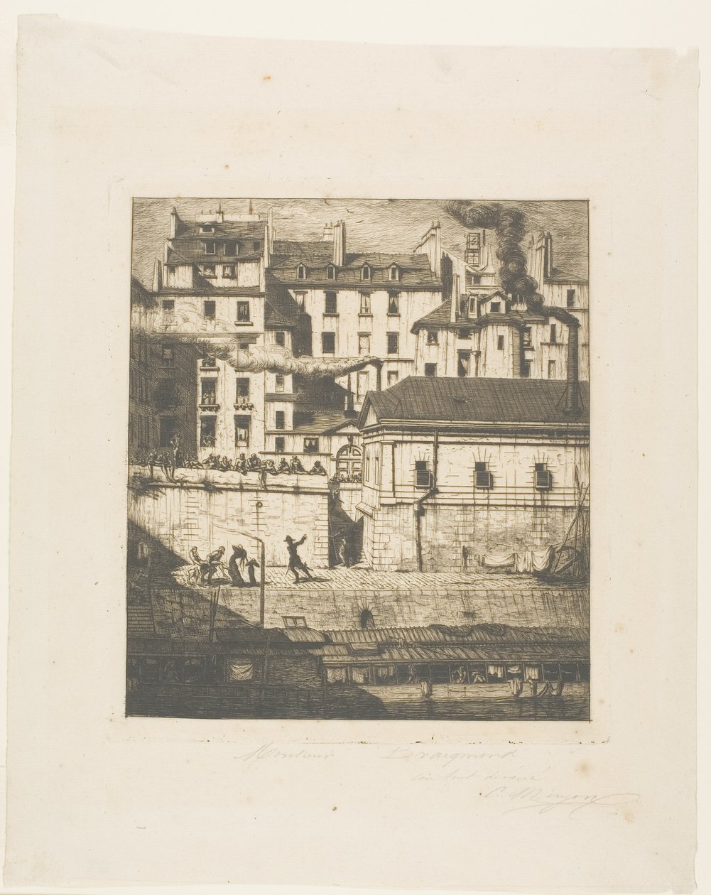 Lighuset, Paris af Charles Meryon
