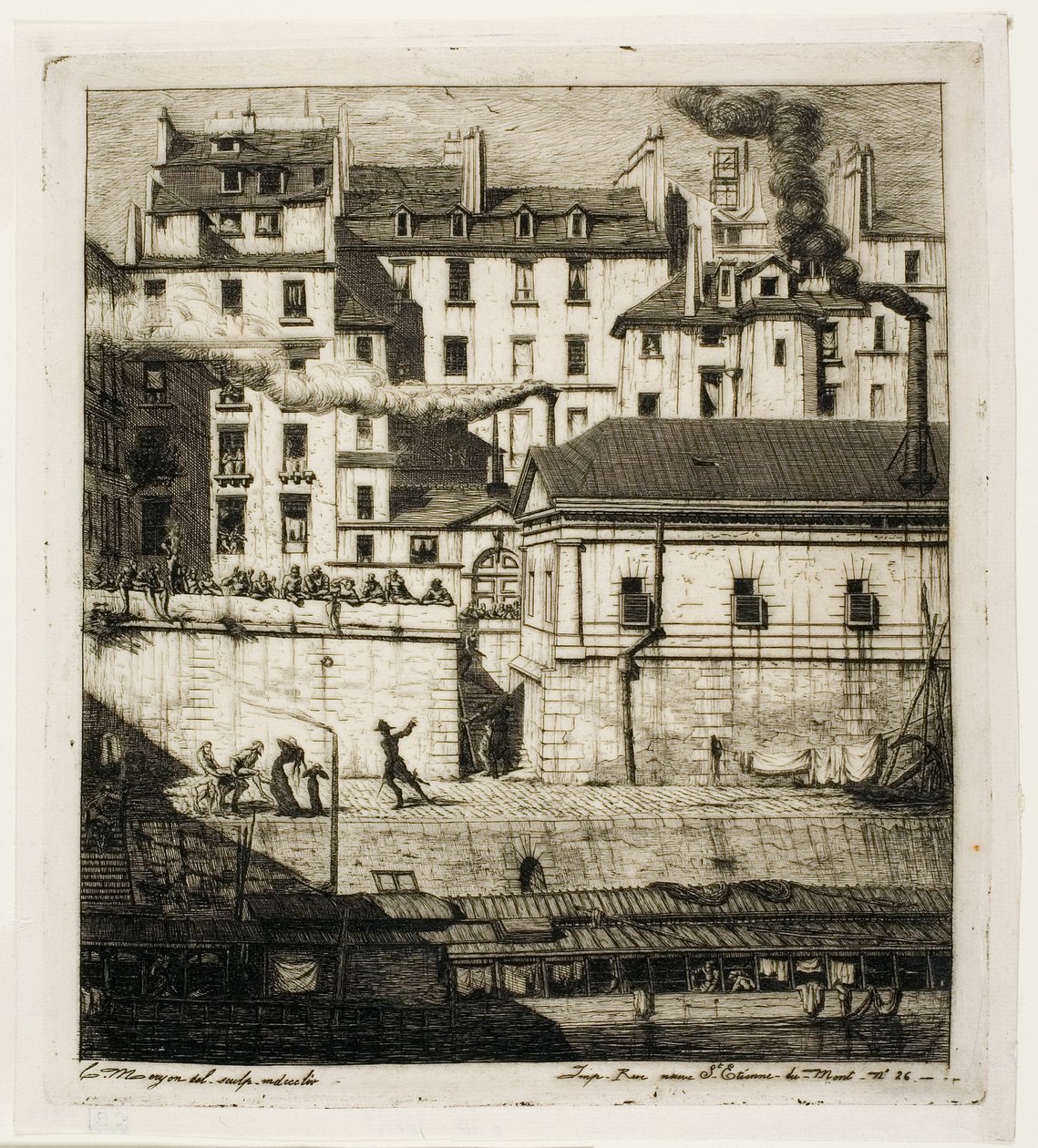 Lighuset, Paris af Charles Meryon