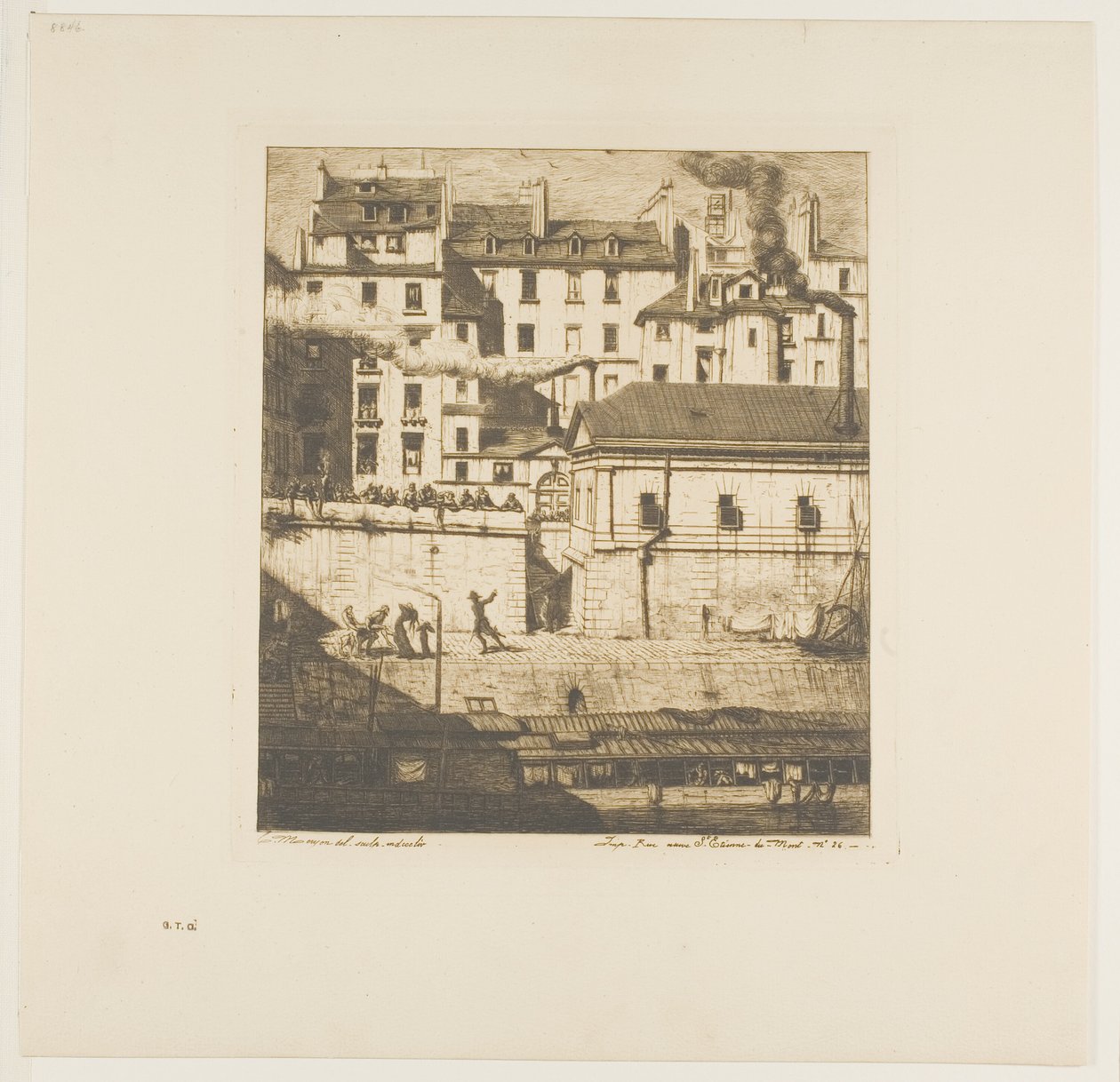 Lighuset, Paris af Charles Meryon