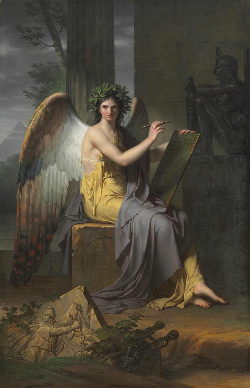 Clio, Muse of History, 1800. af Charles Meynier