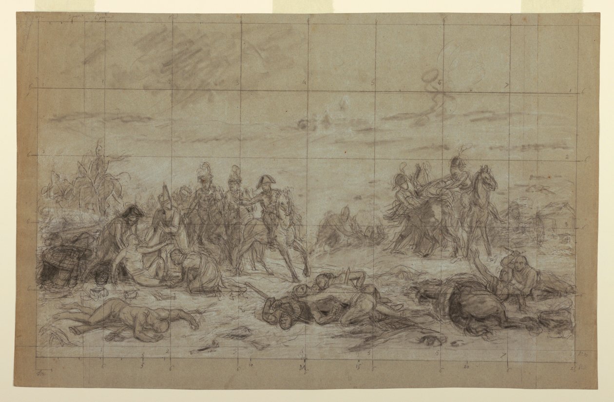 Studie til "Napoleon ved Eylau" af Charles Meynier
