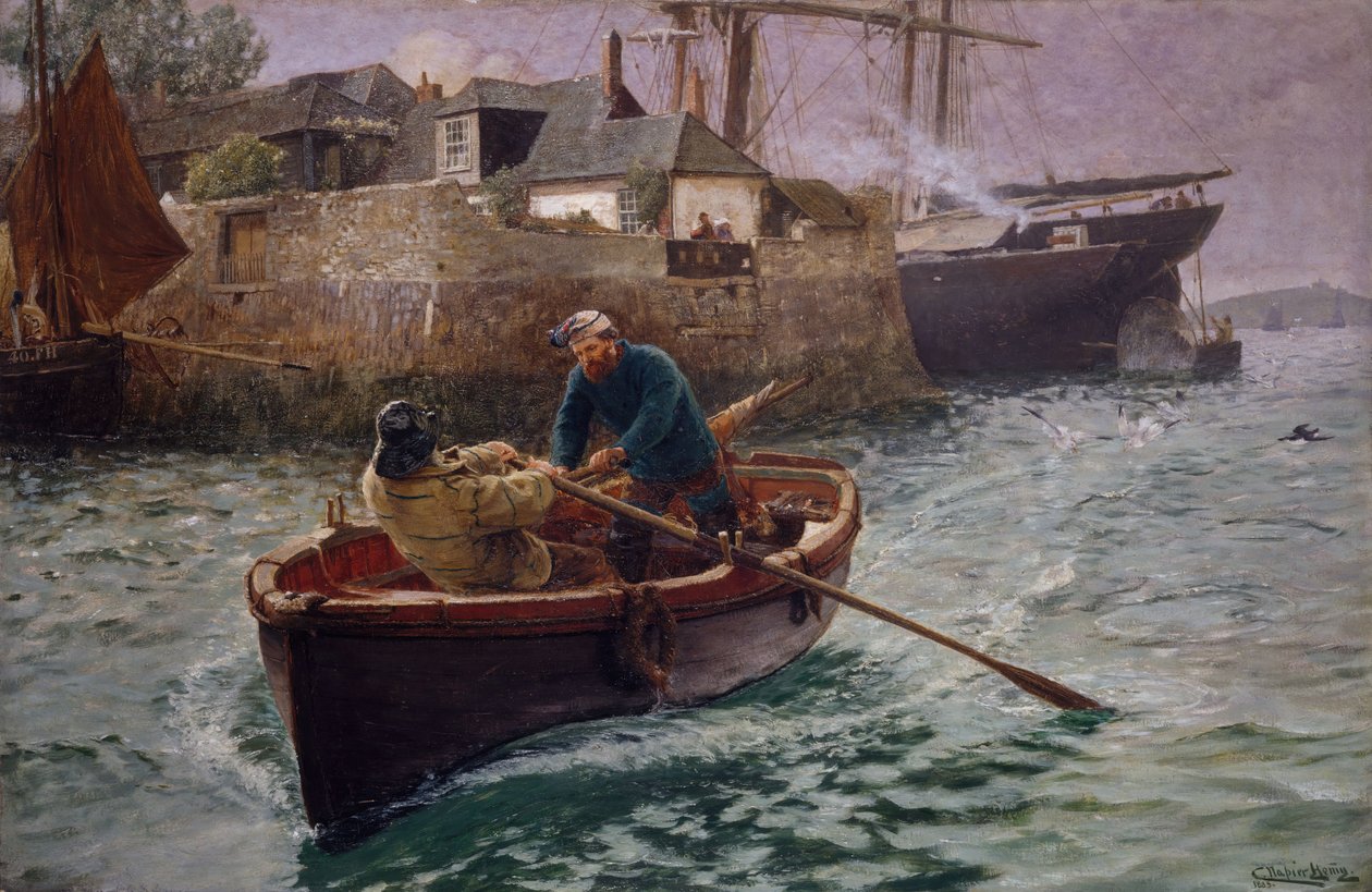 Hjem, 1885. af Charles Napier Hemy