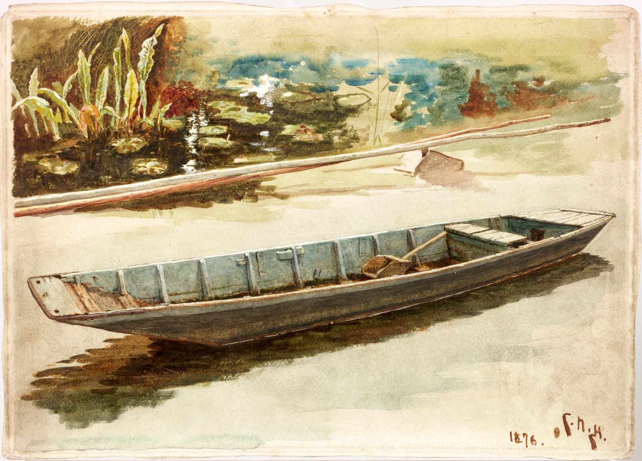 Punt (kropsfarvet) af Charles Napier Hemy
