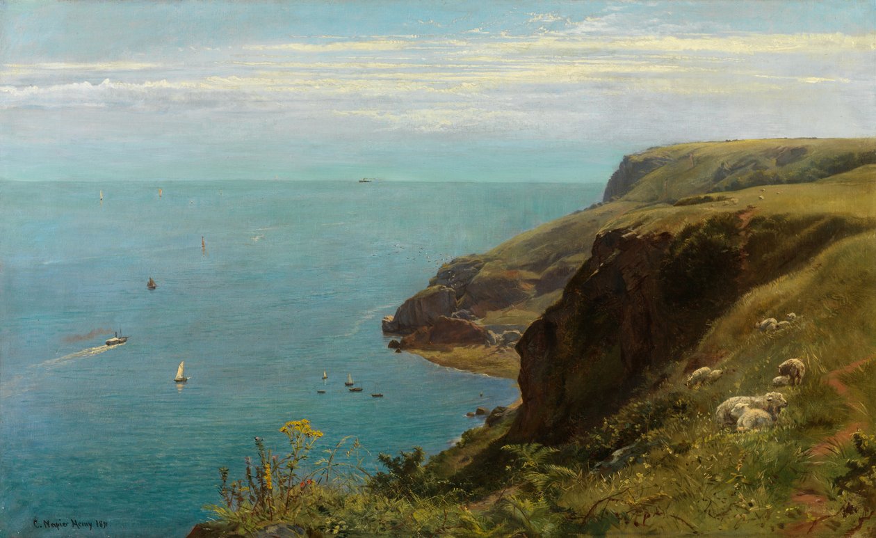 Havkysten, Torquay af Charles Napier Hemy