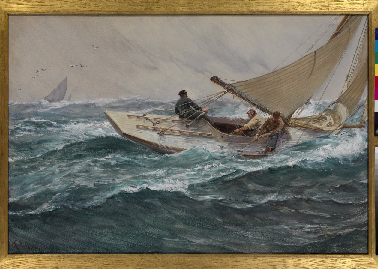 Ungdom, 1902 (tempera og wc) af Charles Napier Hemy