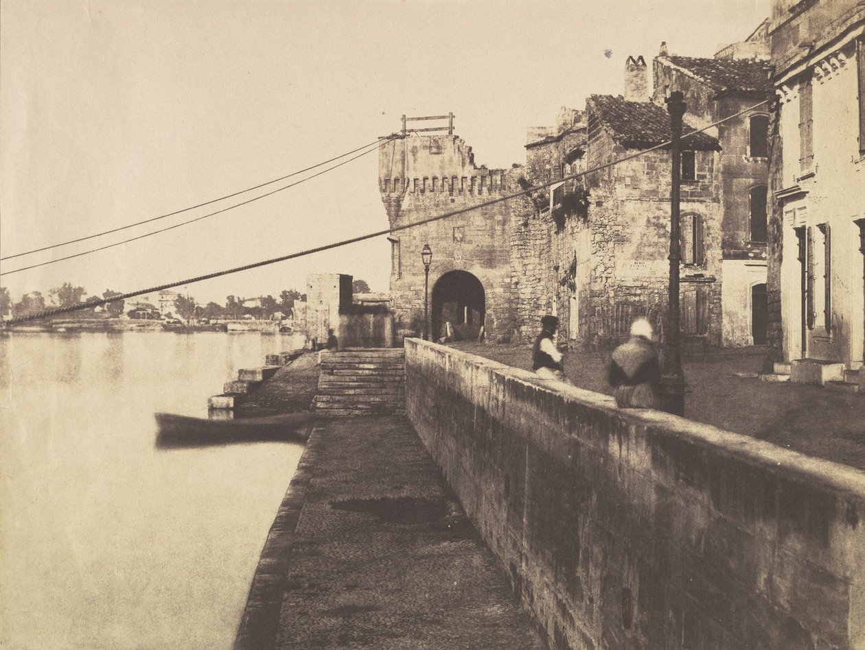 Arles, Chestnut Gate, 1852. af Charles Nègre