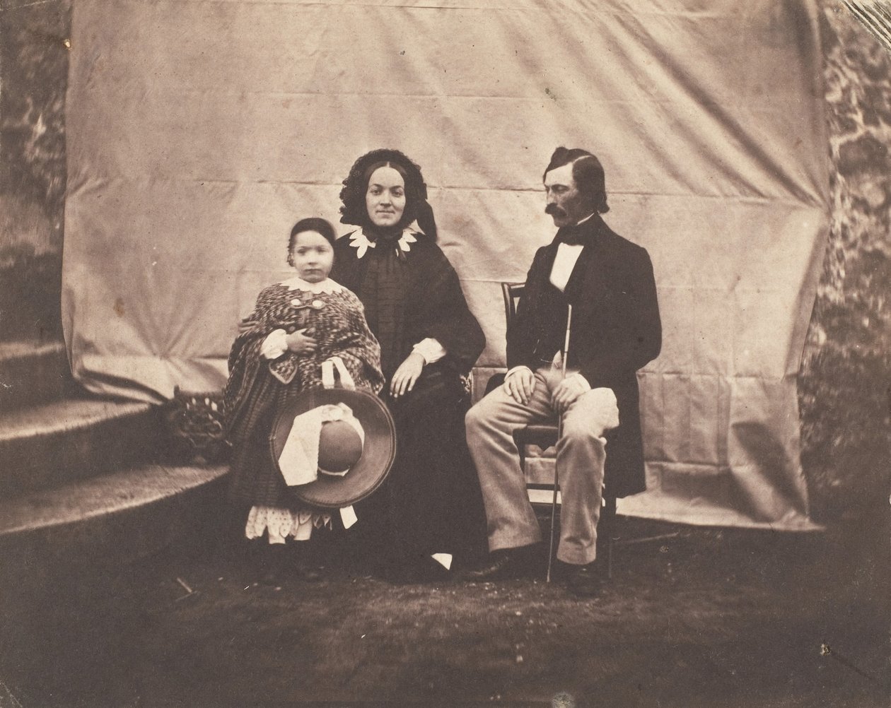 [Familiegruppe], 1854. af Charles Nègre