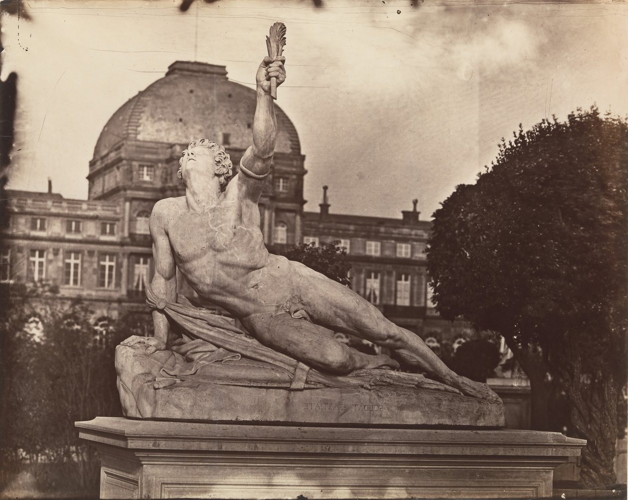 Spartansk soldat, 1859. af Charles Nègre