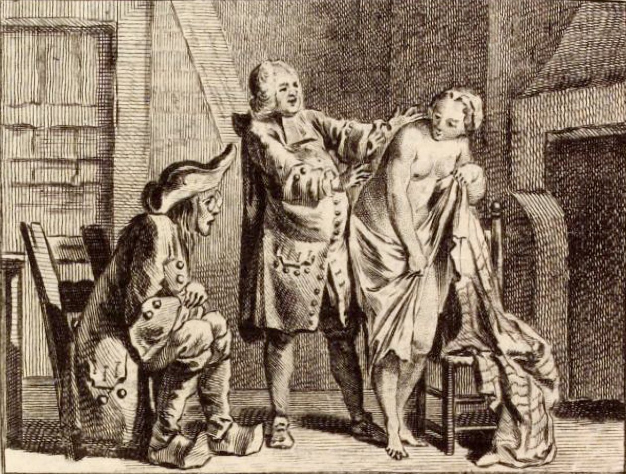 La Jument du compère Pierre af Charles Nicolas Cochin
