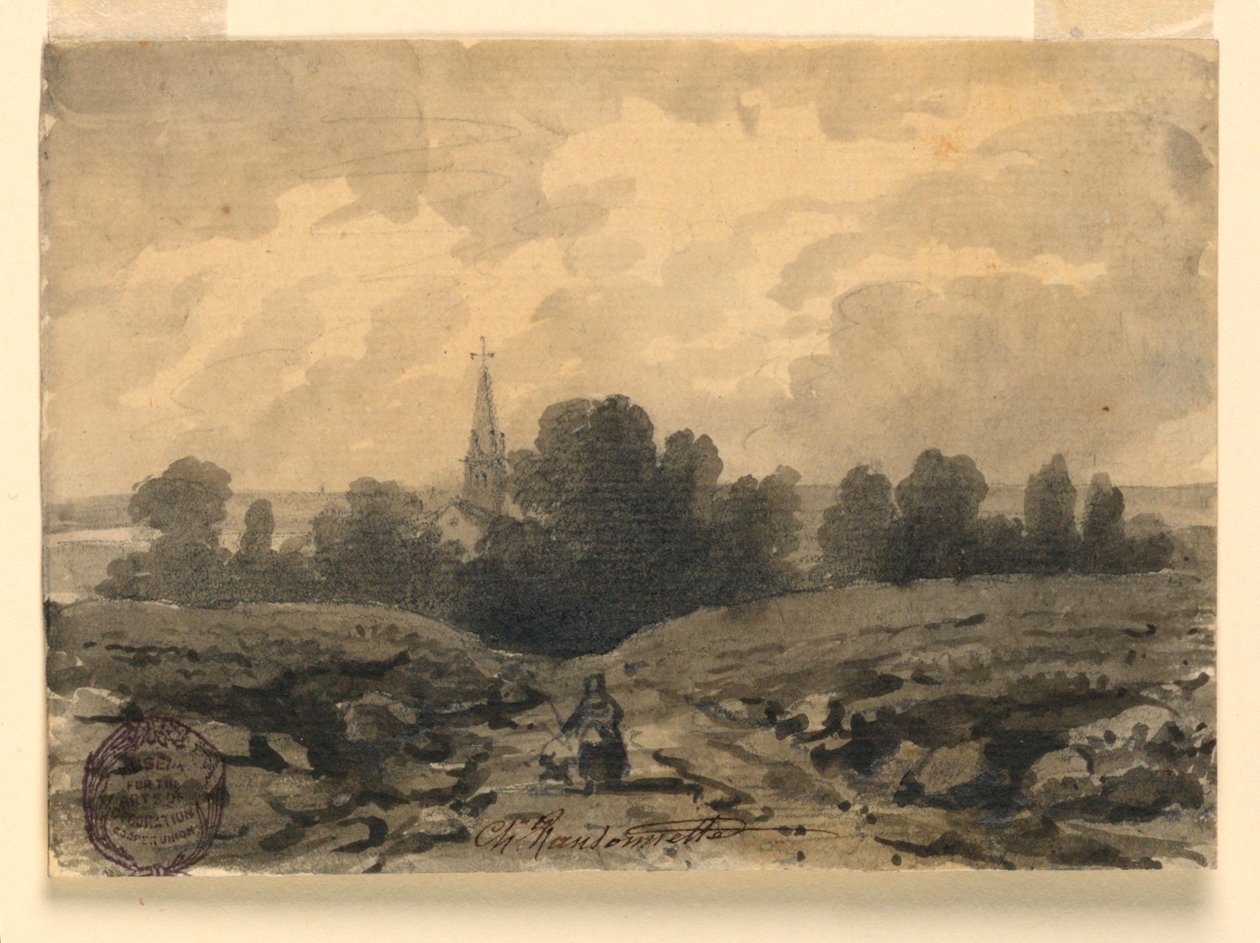 På en landevej af Charles Nicolas Ransonnette