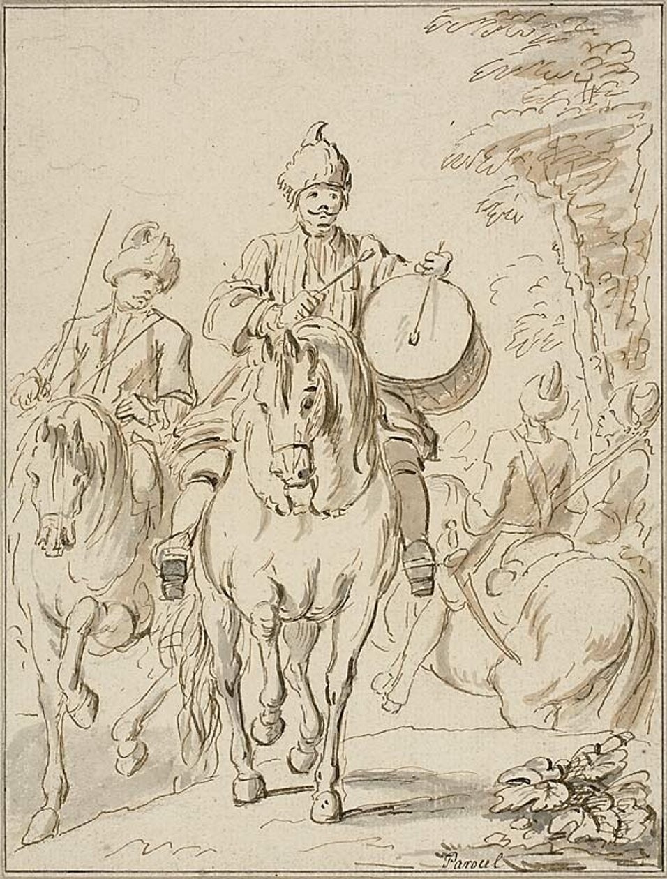 Orientalske ryttere af Charles Parrocel