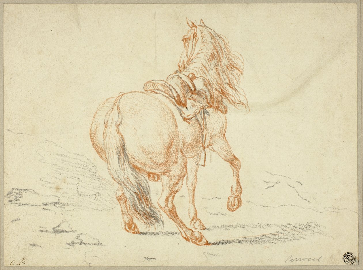 Hest uden rytter af Charles Parrocel