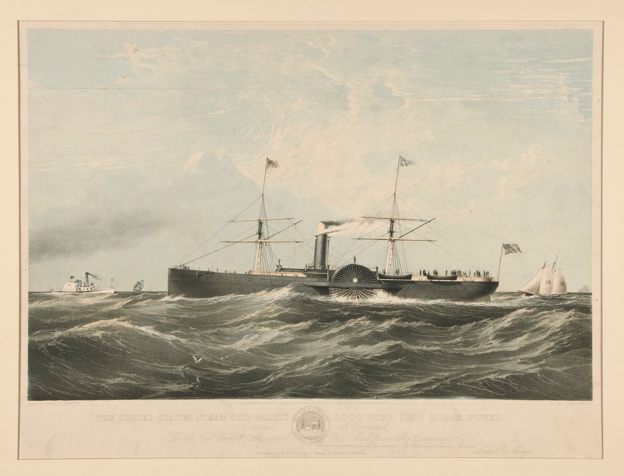 Det amerikanske dampskib Baltic af Charles Parsons