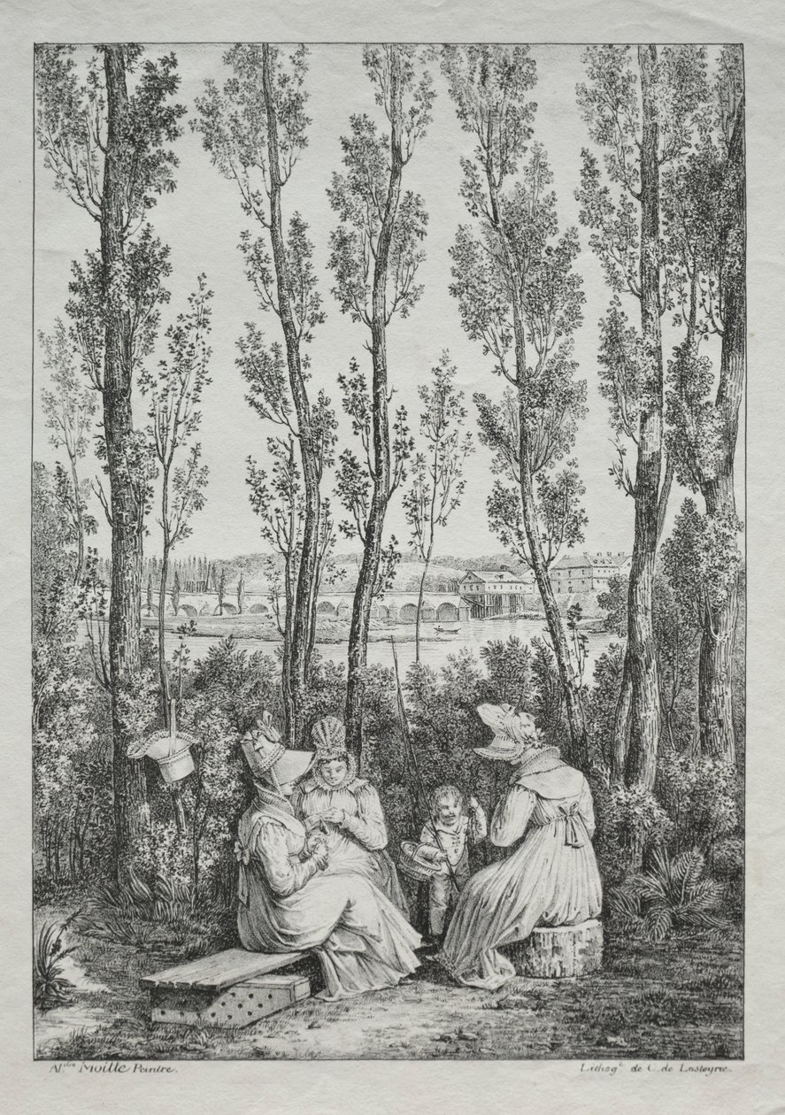 Picnic. af Charles Philibert Lasteyrie du Saillant