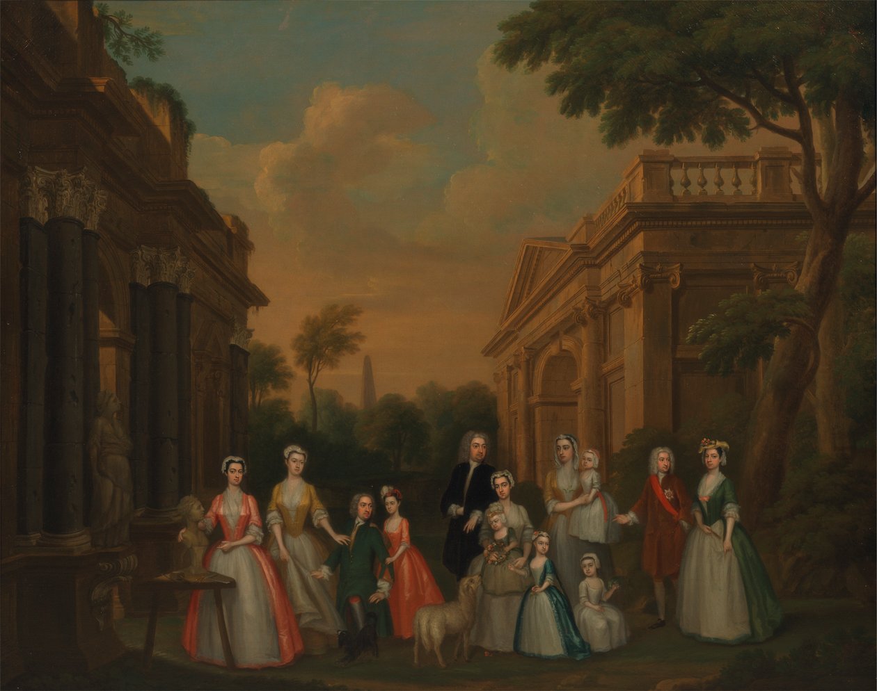 Familierne Watson-Wentworth og Finch af Charles Philips