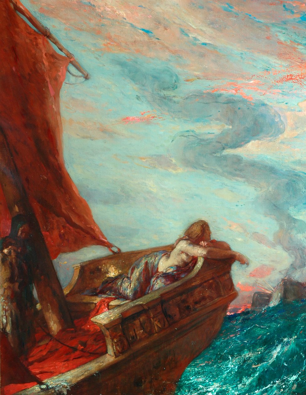 Cleopatra på flugt af Charles Ricketts