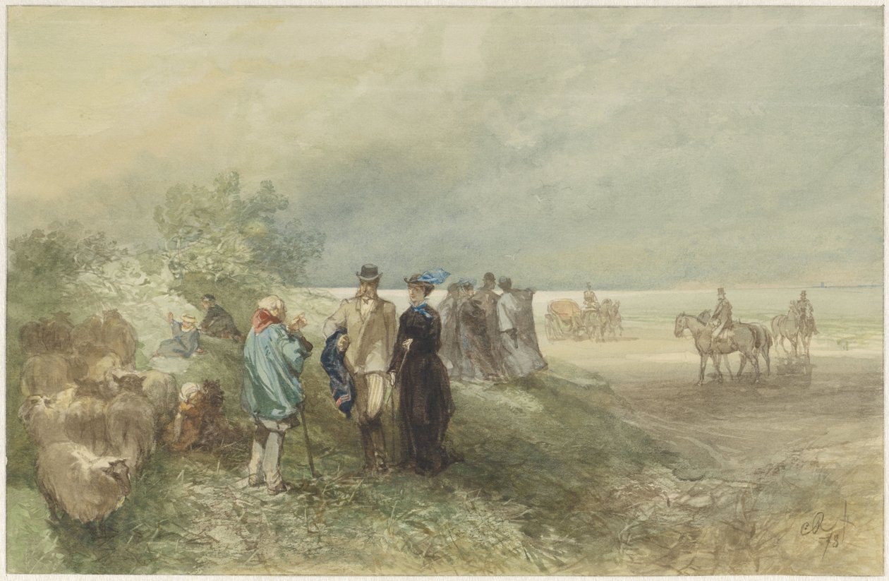 På kysten af ​​Zuiderzee af Charles Rochussen