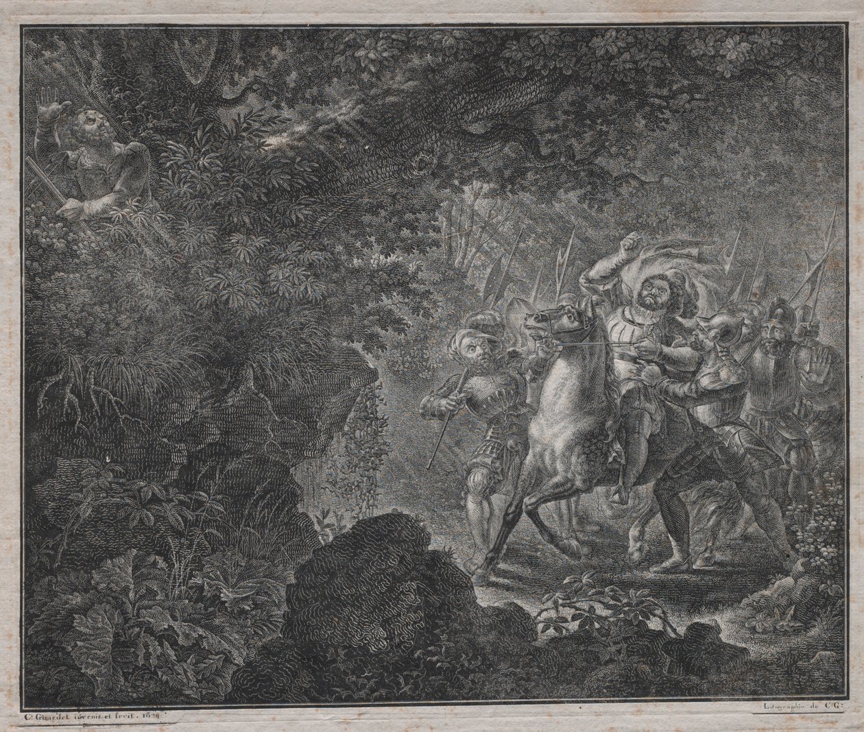 William Tell ved Kuessnacht, 1820. af Charles Samuel Girardet