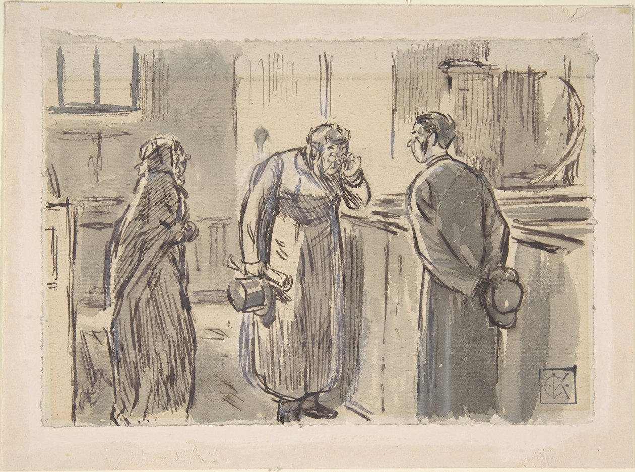 En præst og en præst, 1870-1891. af Charles Samuel Keene