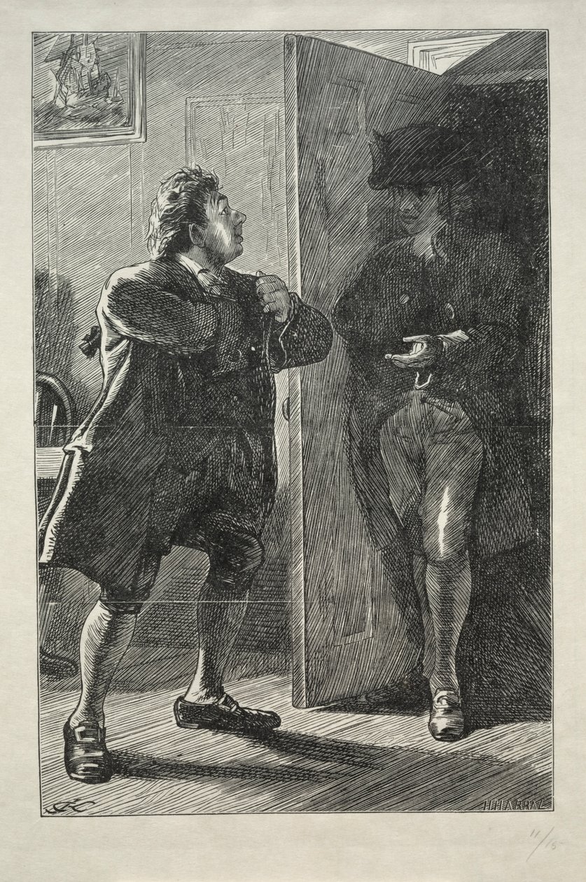 En skuespillers ferie, 1867. af Charles Samuel Keene