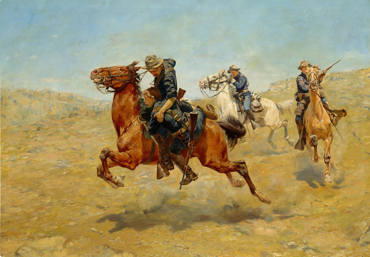 My Bunkie, færdig i 1899. af Charles Schreyvogel