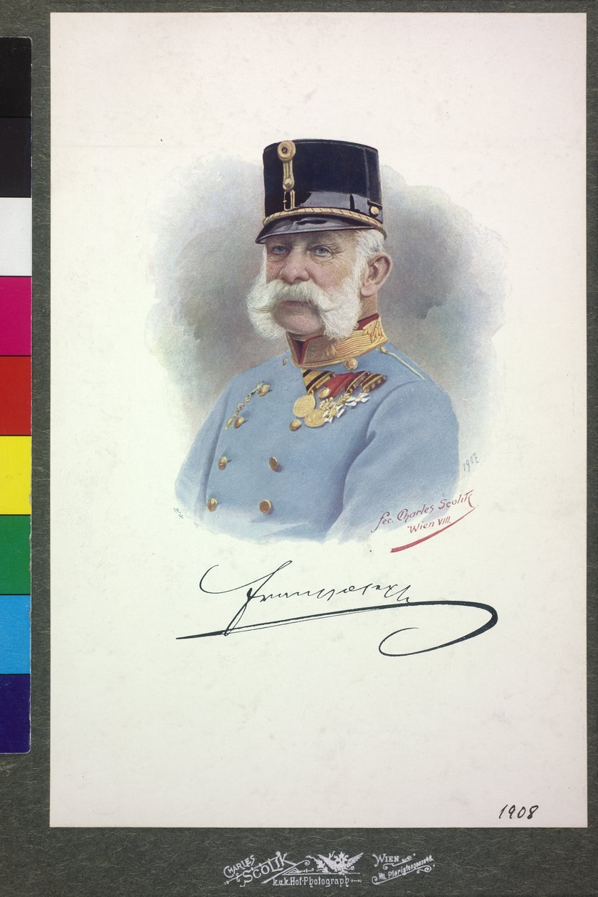 Kejser af Østrig Franz Joseph I af Charles Scolik