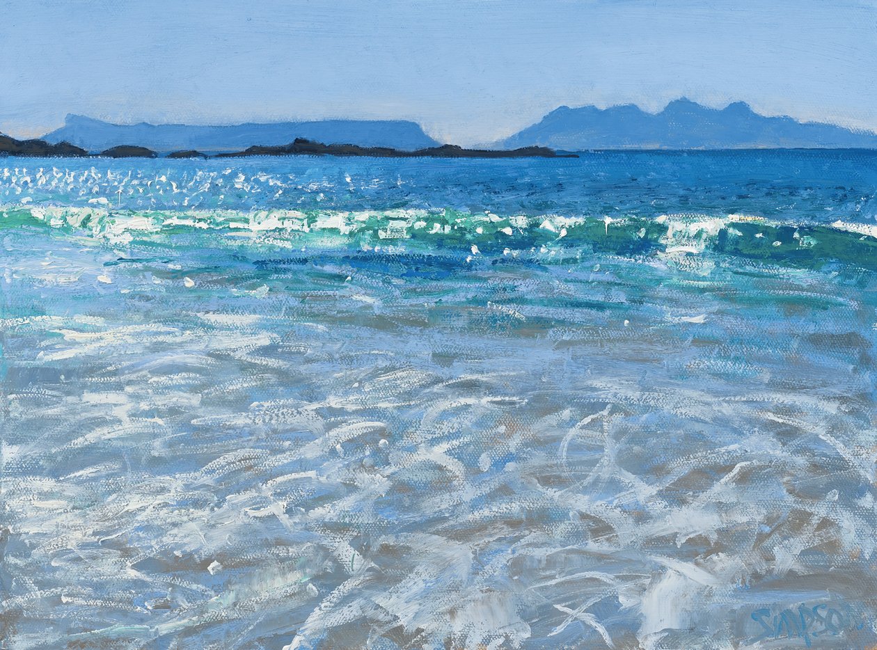 April Day, 2014 (olie på lærred) af Charles Simpson
