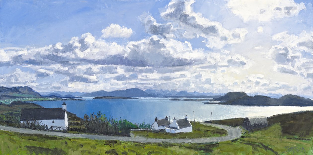 Badentarbat Bay, 2011 (olie på lærred) af Charles Simpson