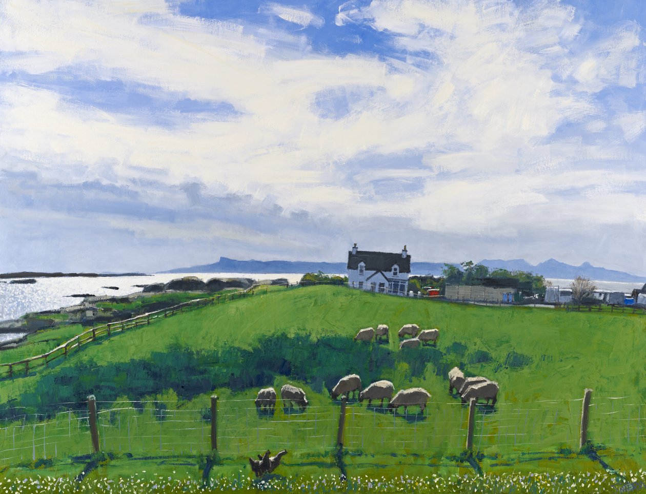 Bunacaimbe, 2012 (olie på lærred) af Charles Simpson