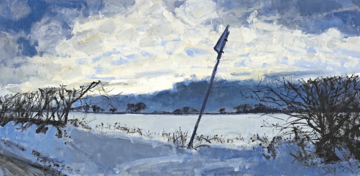 December Afternoon, 2011 (olie på lærred) af Charles Simpson