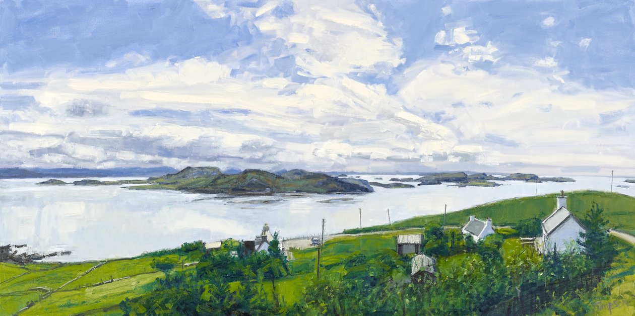 Summer Isles, 2011 (olie på lærred) af Charles Simpson