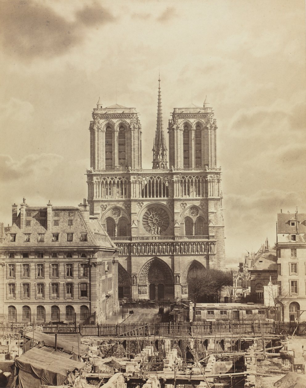 Notre Dame de Paris, begyndelsen af ​​1860