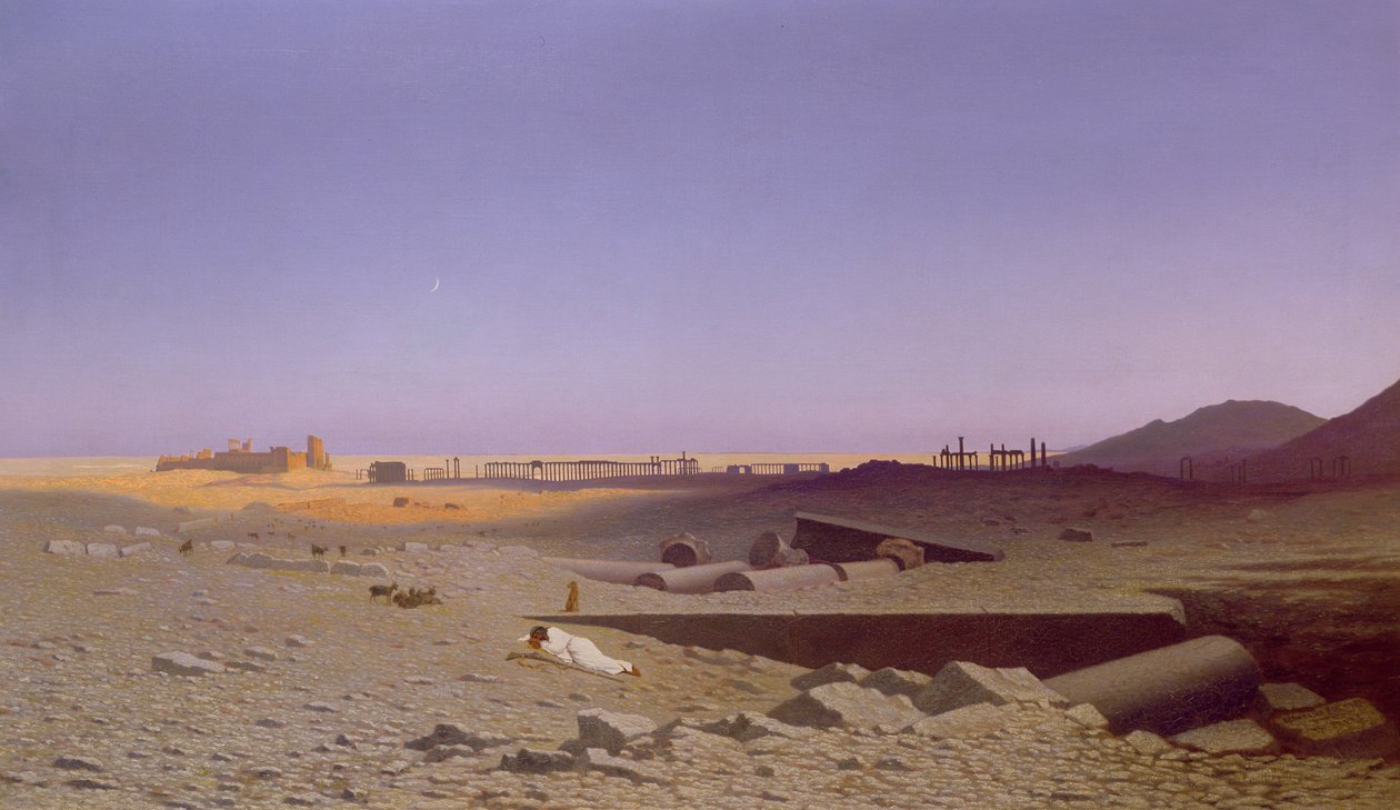 Ruinerne af Palmyra, 1839 af Charles Theodore Frere