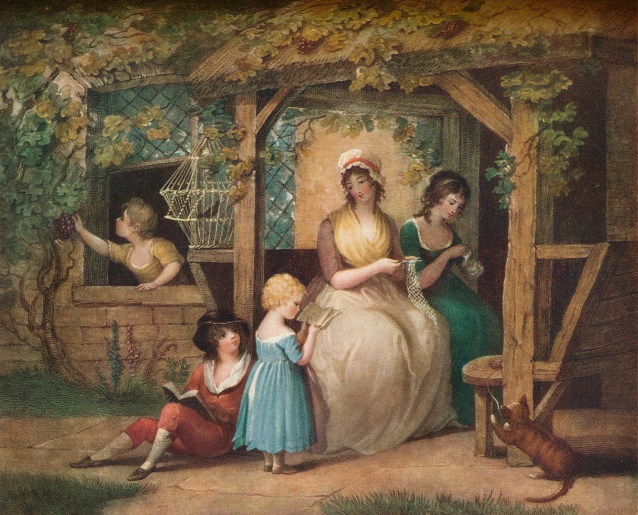 Efterskole, 1800-tallet af Charles Turner