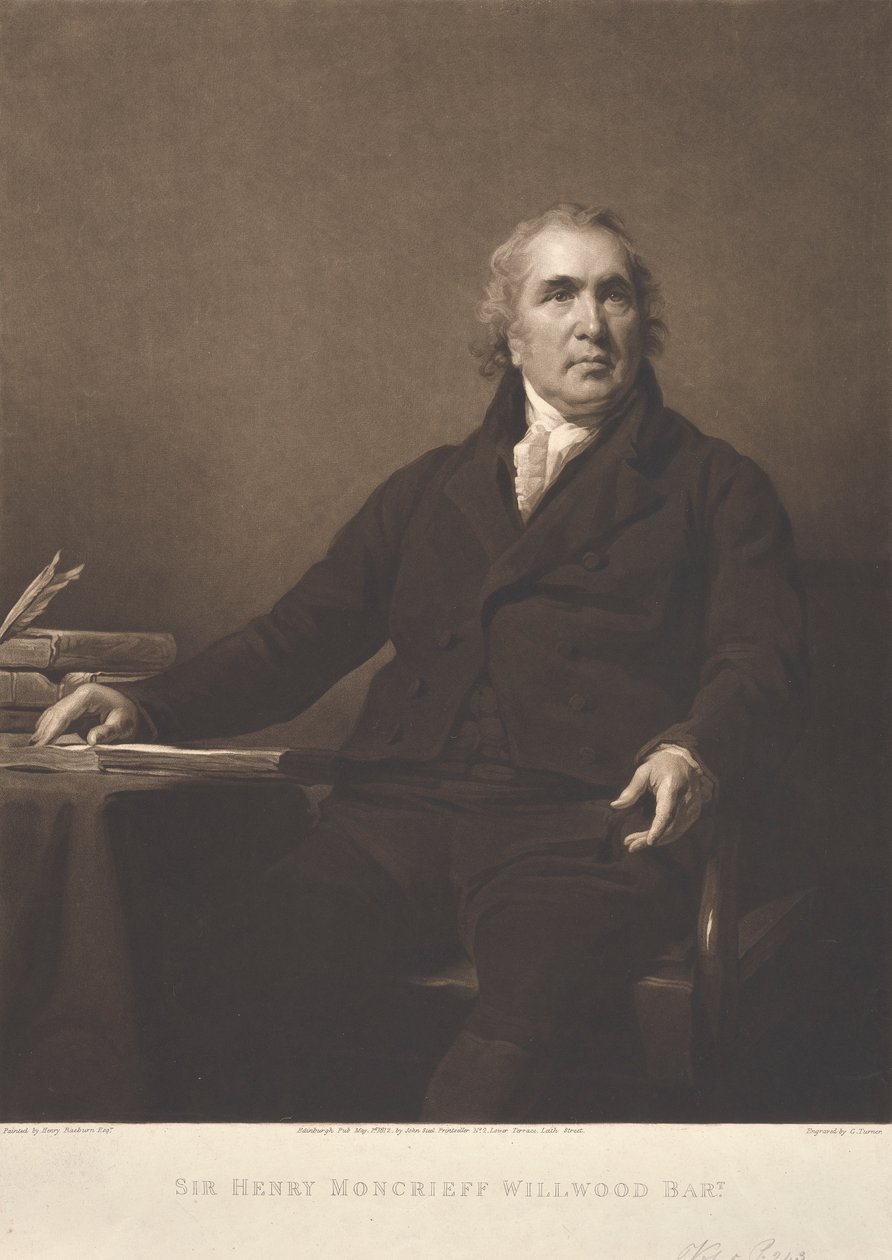 Sir Henry Moncrieff Willwood af Charles Turner