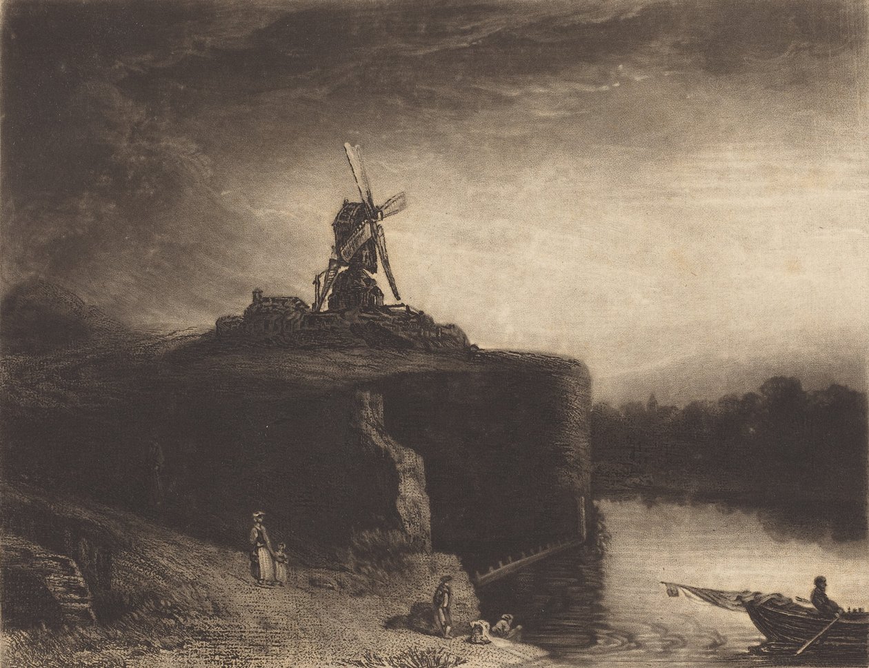 Møllen, udgivet 1823. af Charles Turner