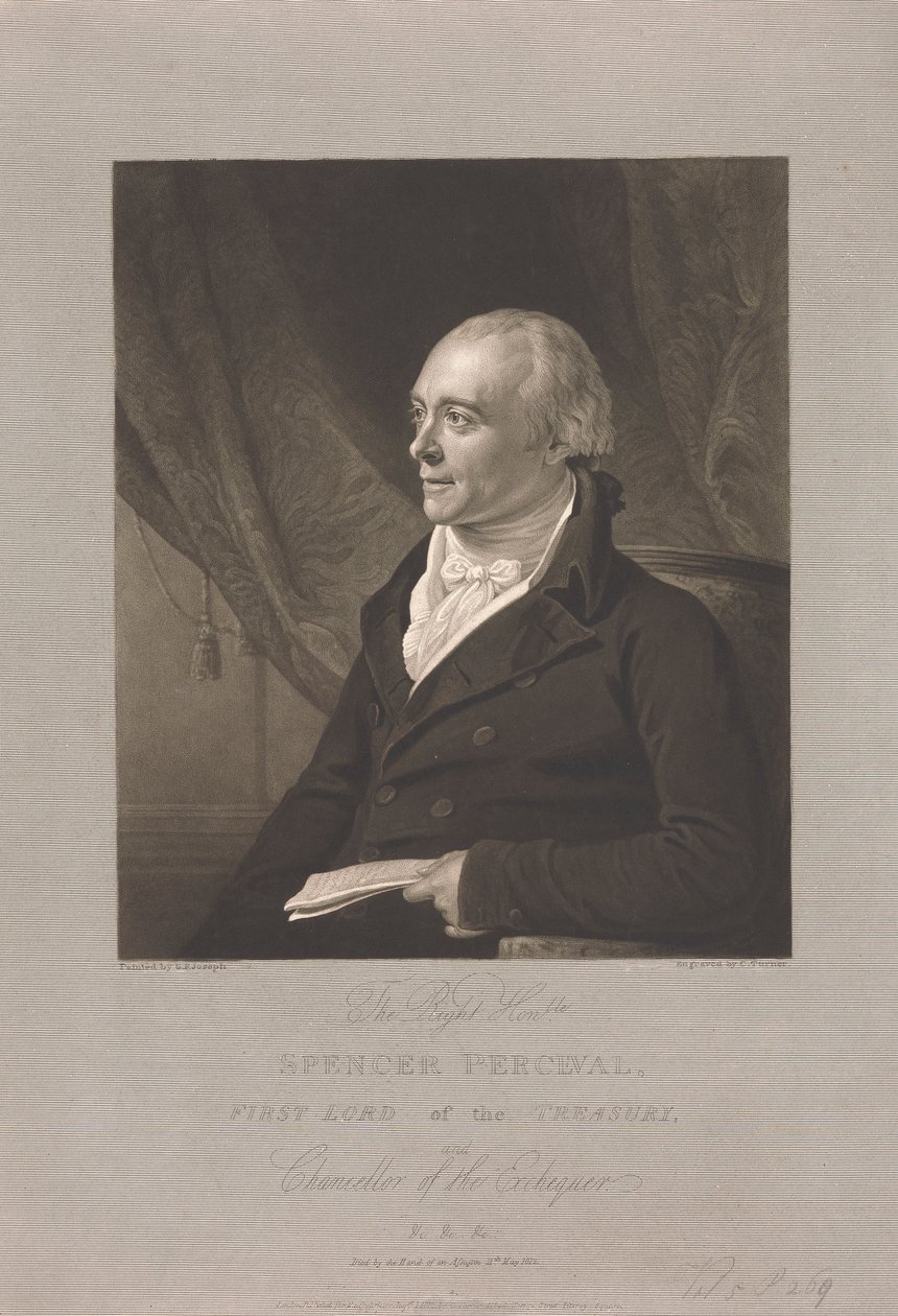 Den rigtige ærede Spencer Perceval af Charles Turner