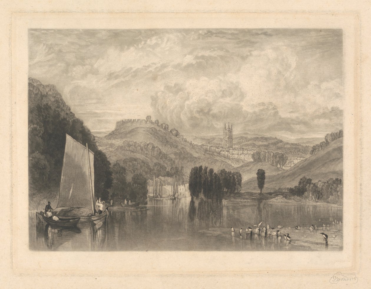 Totnes, på Darten af Charles Turner