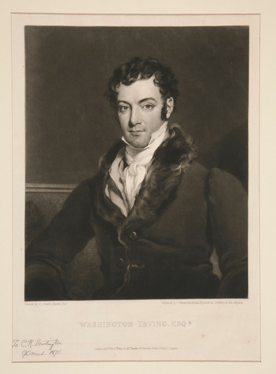 Washington Irving, Esq.r af Charles Turner