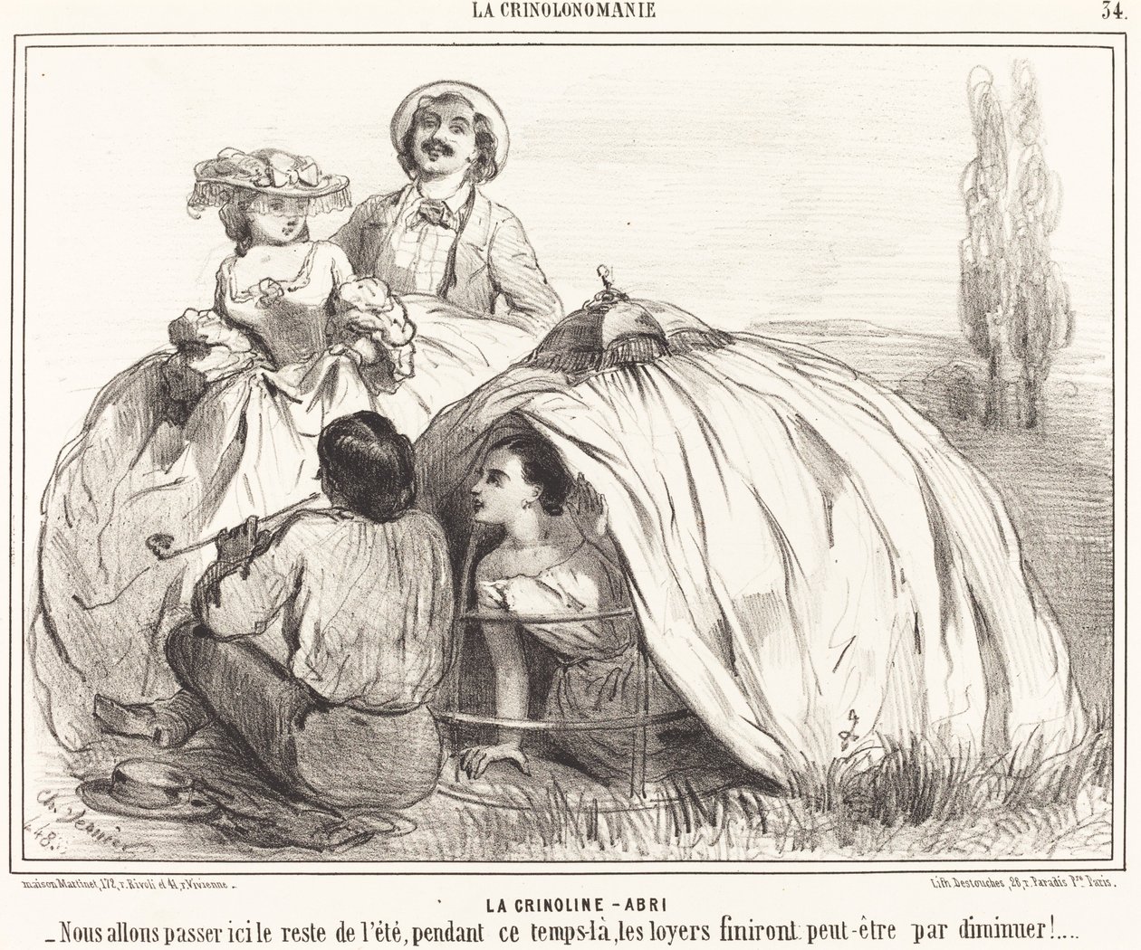 Crinoline-Abri af Charles Vernier