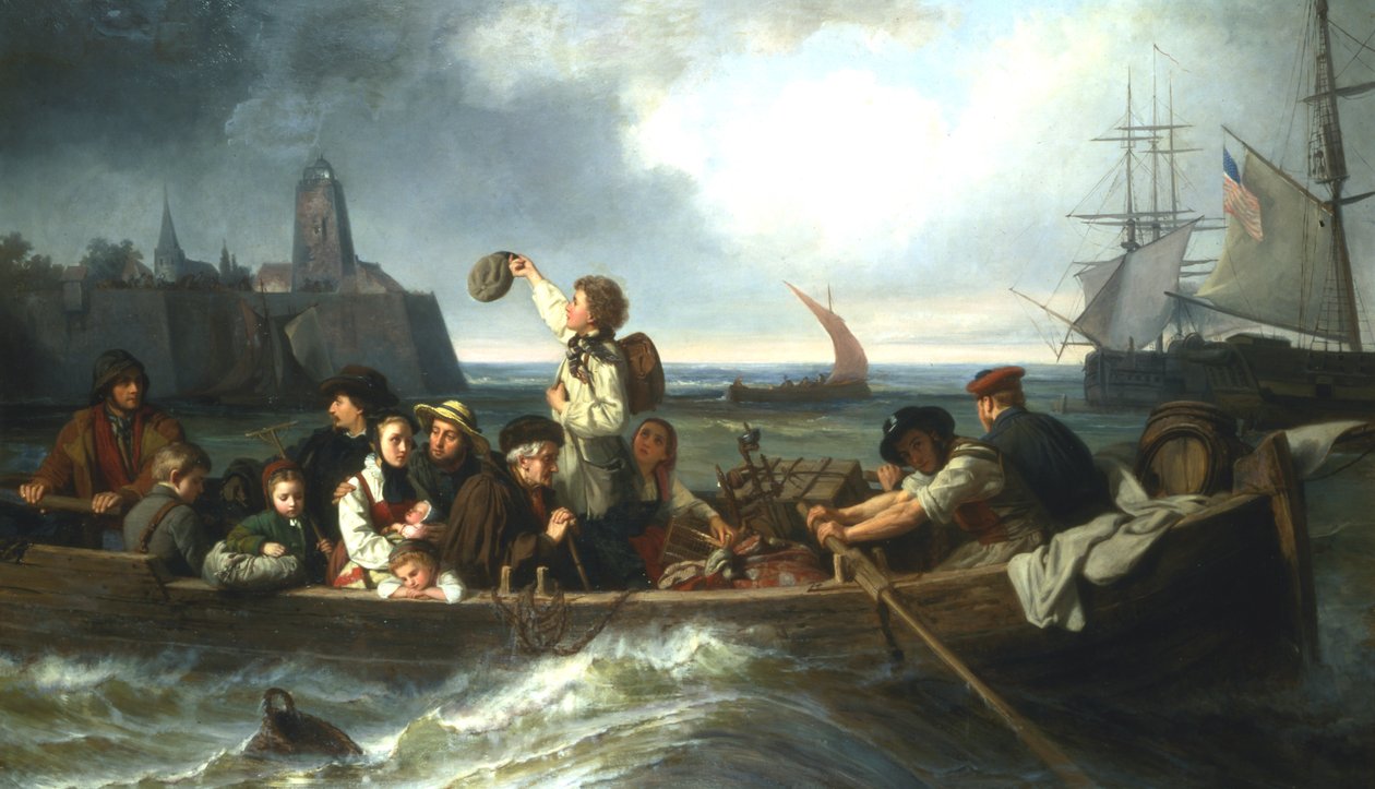 Emigration til Amerika, 1800-tallet af Charles Volkmar